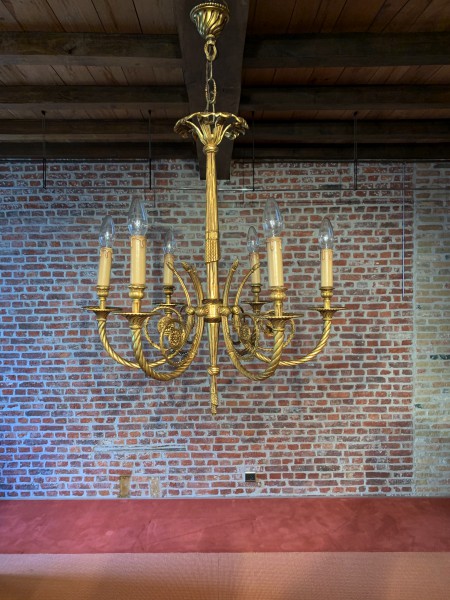 gilded bronze chandelier