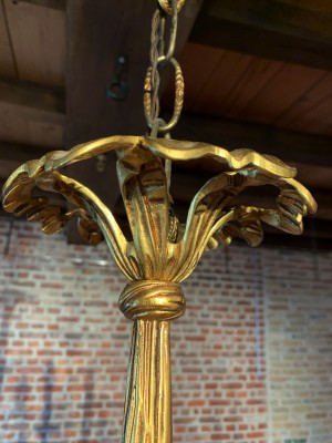 gilded bronze chandelier